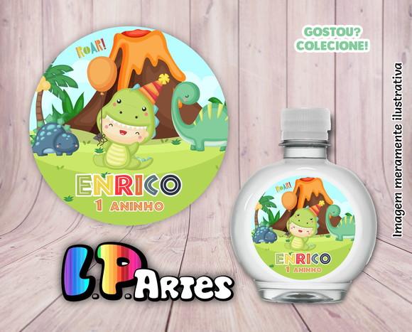 Adesivo Água Ouro Fino - Dinossauro Baby