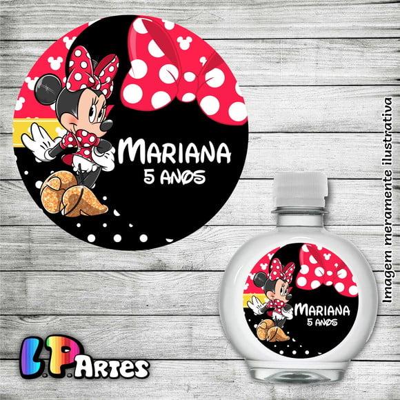 Adesivo Água Ouro Fino - Minnie Vermelha