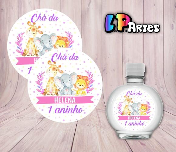 Adesivo Água Ouro Fino - Safári Baby Rosa