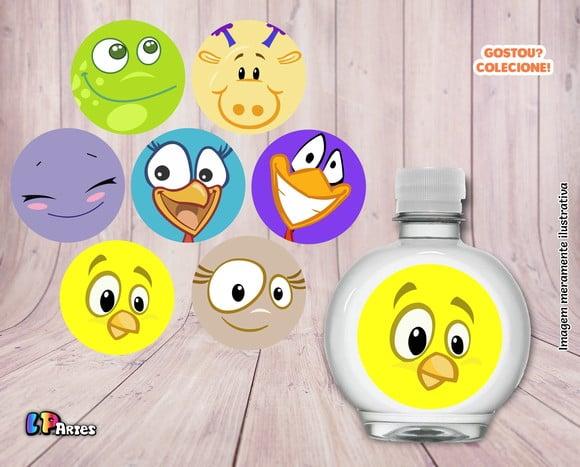 Adesivo Água Ouro Fino - Turma da Galinha Pintadinha