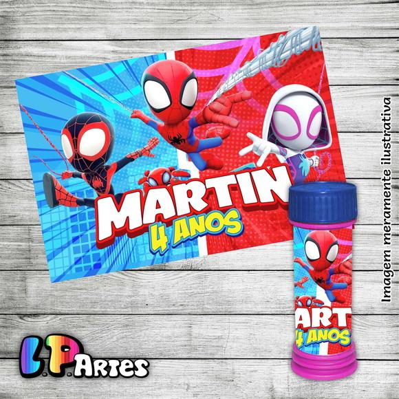 Adesivo Bolha de Sabão - Spidey e Seus Amigos
