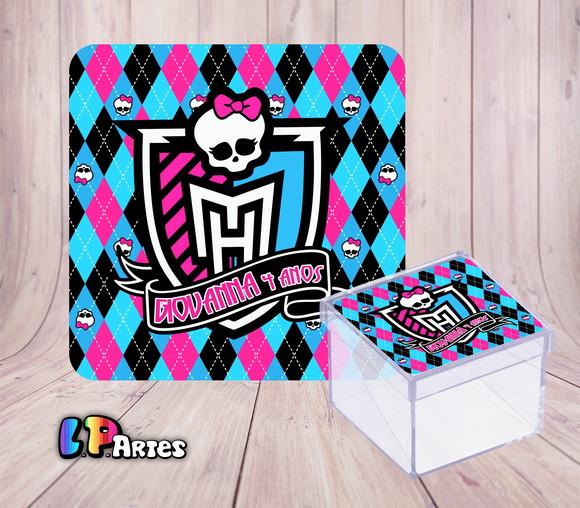 Adesivo Caixa Acrílica - Monster High