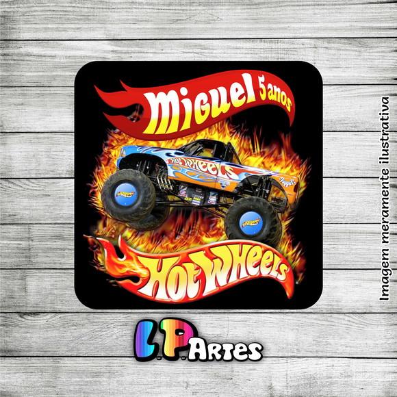 Adesivo Caixa Acrílica - Hot Wheels
