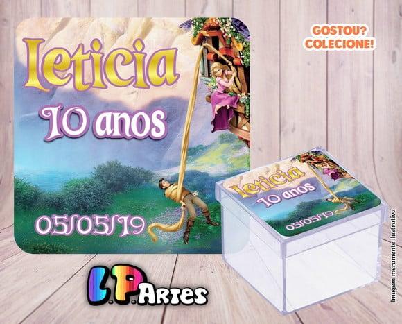 Adesivo Caixa Acrílico - Enrolados