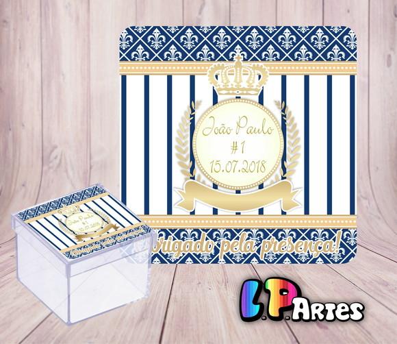 Adesivo Caixa Acrílico - Realeza