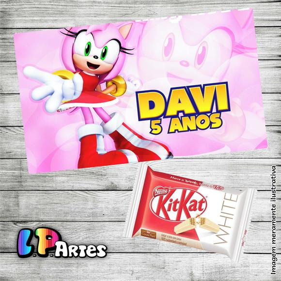 Adesivo Chocolate Kit Kat - Amy Rose