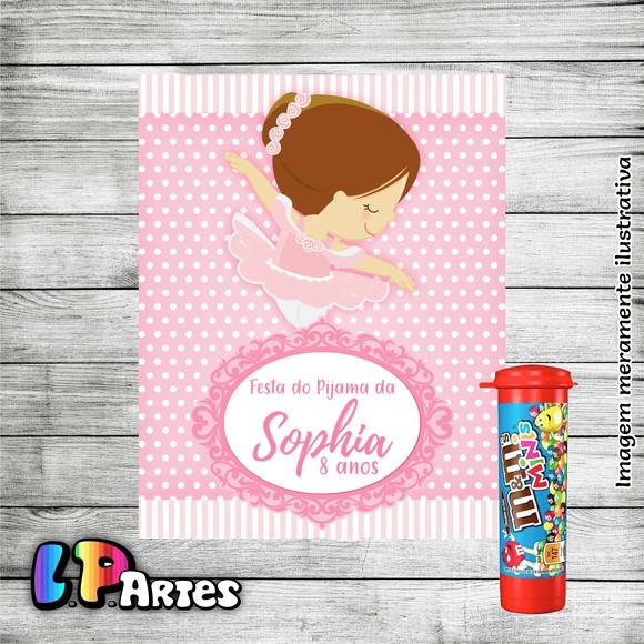 Adesivo Chocolate M&m's - Bailarina