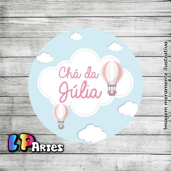 Adesivo de Latinha - Balão, Pipa, Avião