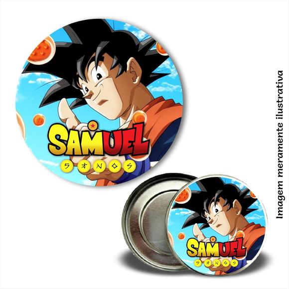 Adesivo de Latinha - Dragon Ball Z Goku