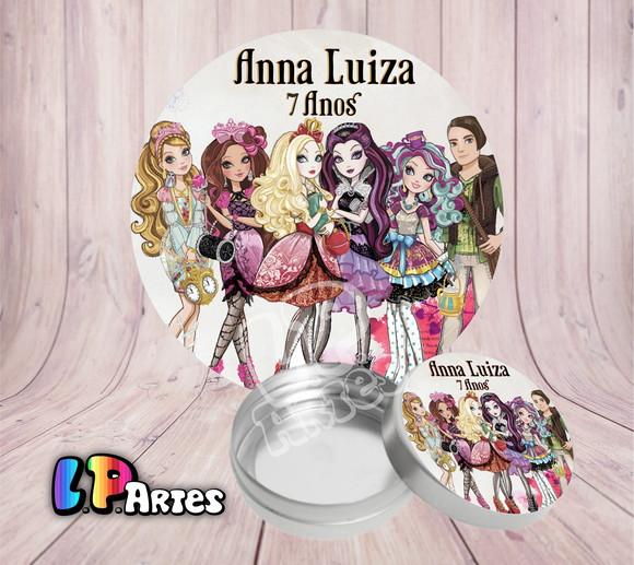 Adesivo de Latinha - Ever After High