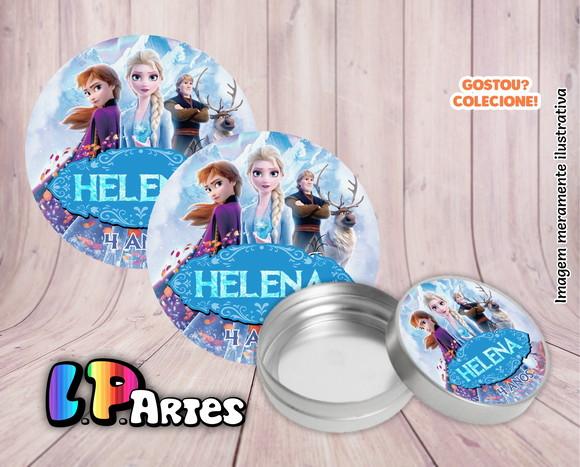 Adesivo de Latinha - Frozen 2