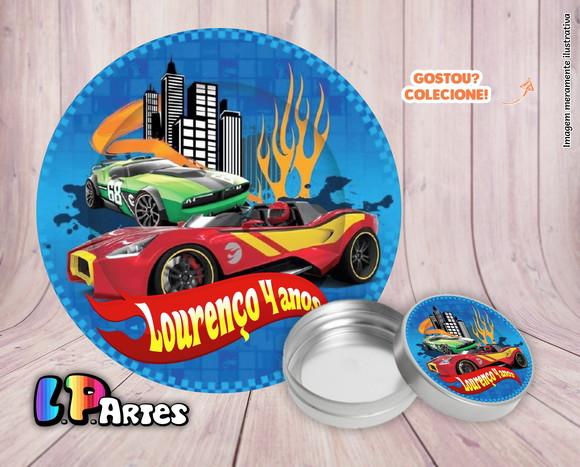 Adesivo de Latinha Hot Wheels