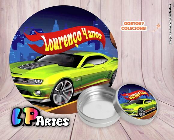 Adesivo de Latinha Hot Wheels