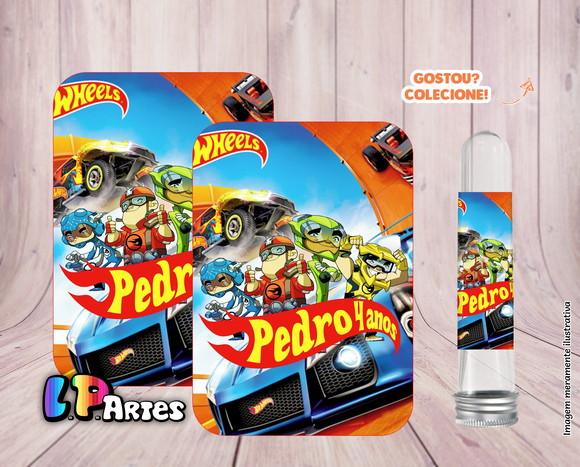 Adesivo de Tubete Hot Wheels