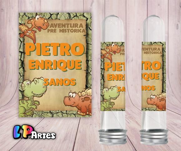 Adesivo de Tubete Dinossauros