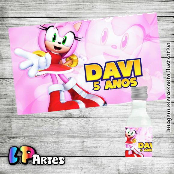 Adesivo Garrafinha - Amy Rose