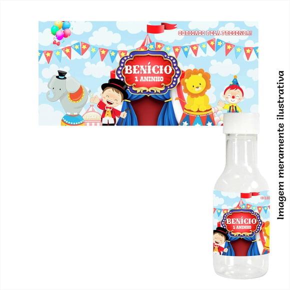 Adesivo Garrafinha 50 ml - Circo Menino