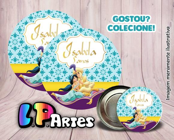 Adesivo Latinha - Princesa Jasmine