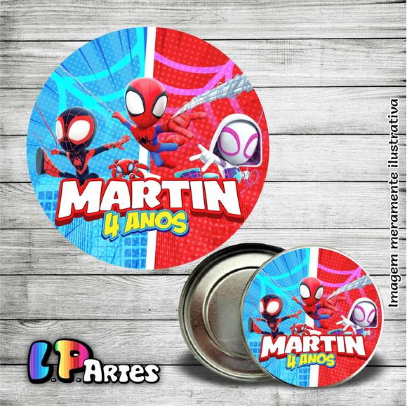 Adesivo Latinha - Spidey e Seus Amigos