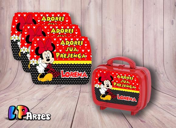 Adesivo Maletinha Acrílica G Minnie Vermelha