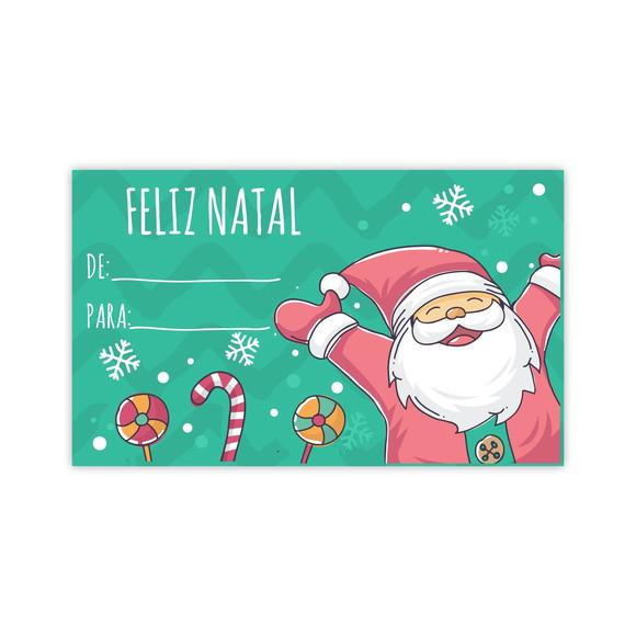 Adesivo Natalino - Feliz Natal - de - para