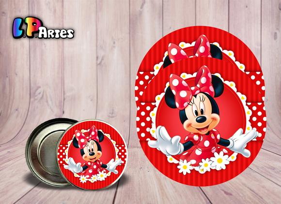 Adesivo Minnie Vermelha