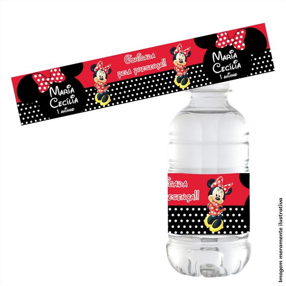 Adesivo para Água Minnie Vermelha
