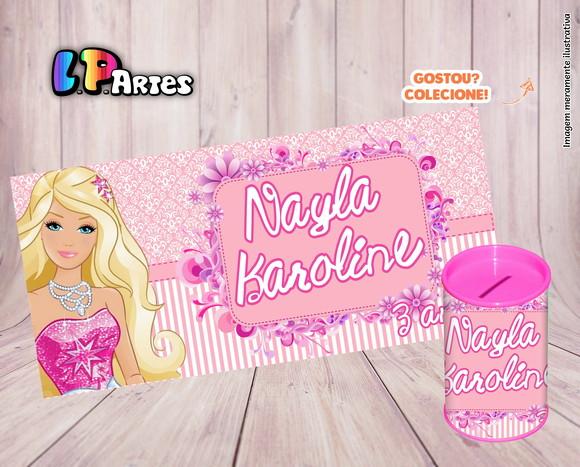Adesivo para Cofre - Barbie