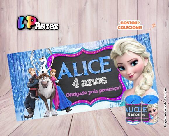 Adesivo para Cofre - Frozen