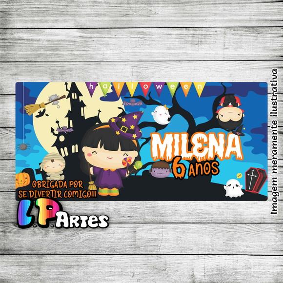 Adesivo para Cofre Halloween Cute