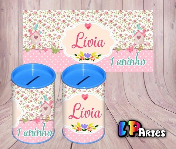 Adesivo para Cofre Jardim Encantado