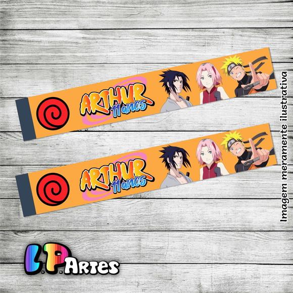 Adesivo para Lápis - Naruto