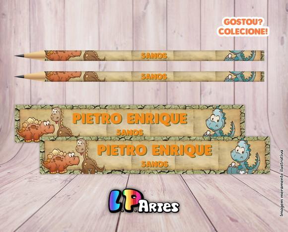 Adesivo para Lápis Dino Cute