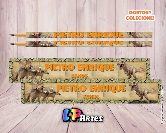 Adesivo para Lápis Dino Jurassic