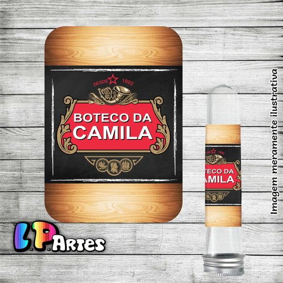 Adesivo para Tubete - Tema Bar ou Boteco