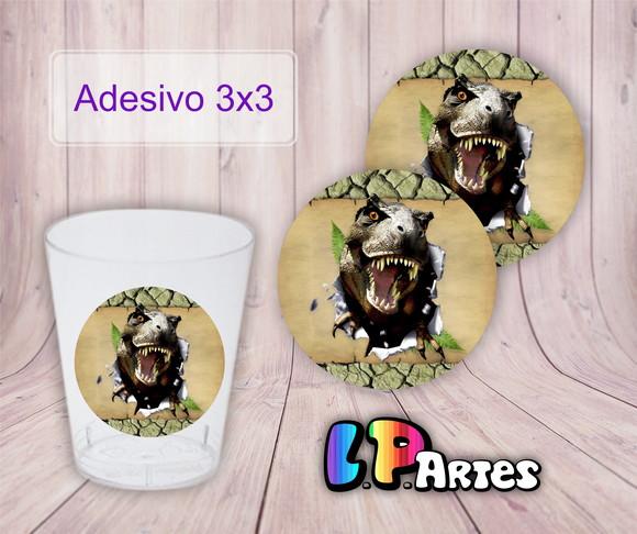 Adesivo Paracopinho Dinossauros