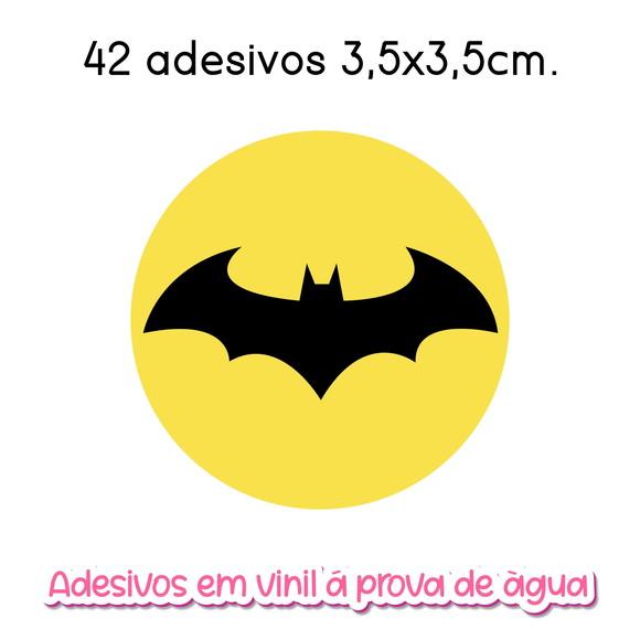 Adesivo Redondo Batman - Vários Tamanhos