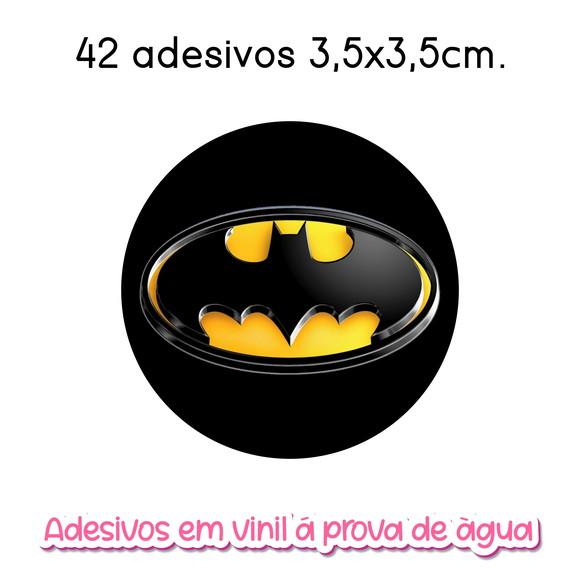 Adesivo Redondo Batman - Vários Tamanhos