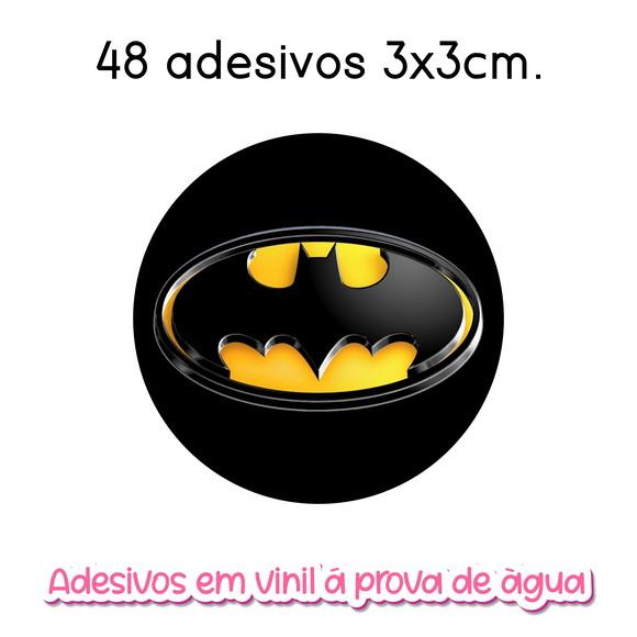 Adesivo Redondo Batman - Vários Tamanhos