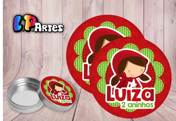 Adesivo Rótulo Chapeuzinho Vermelho