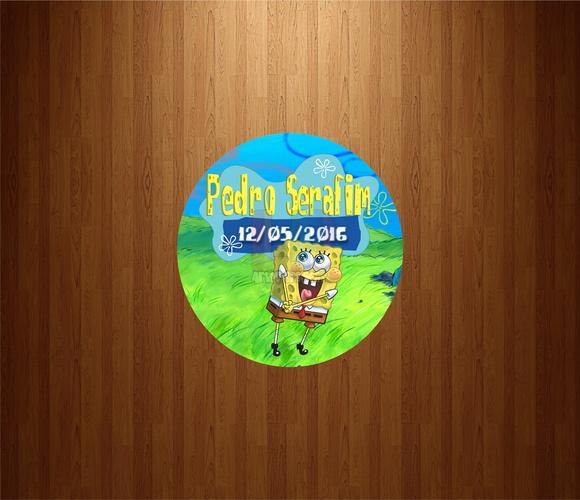 Adesivo Rótulo Bob Esponja 2
