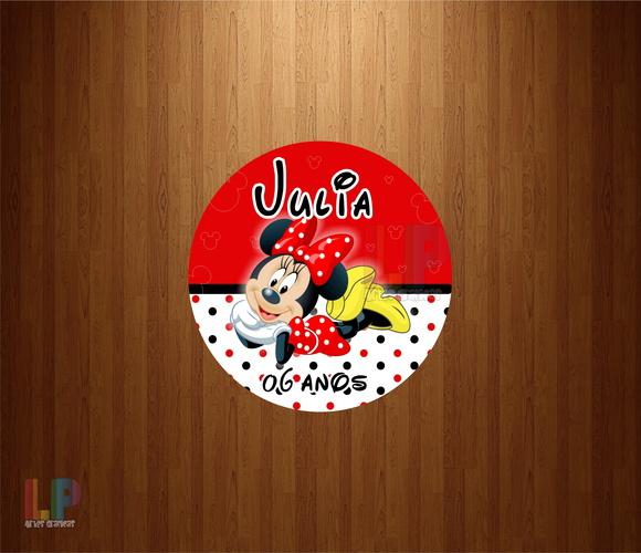 Adesivo Rótulo Minnie (m.3)