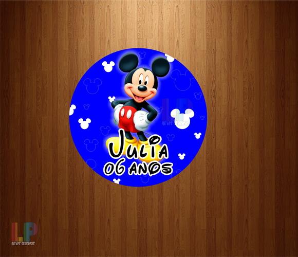 Adesivo Rótulo Mickey Mouse
