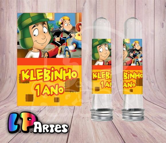 Adesivo Tubete Turma Do Chaves