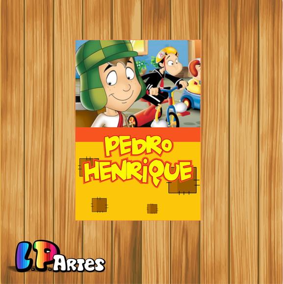 Adesivo Tubete Turma Do Chaves