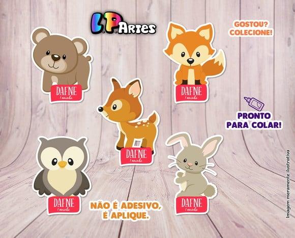 Aplique Animais do Bosque