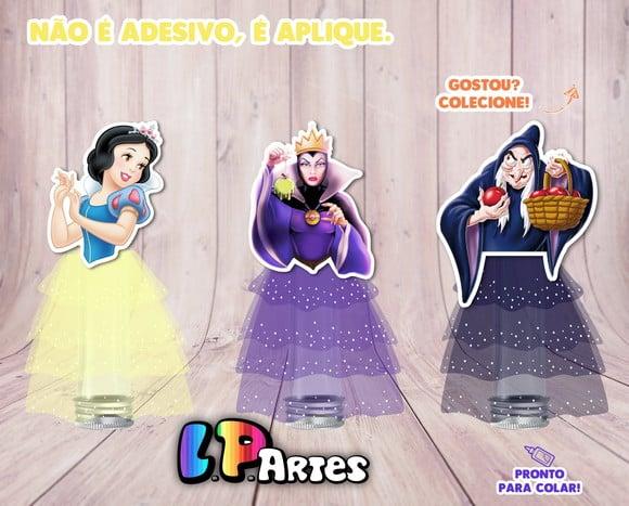 Aplique Busto Branca de Neve