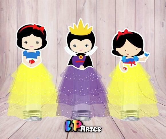 Aplique Busto Branca de Neve e Rainha
