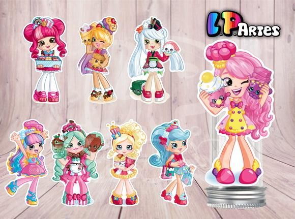 Aplique Meninas Shopkins - Tubete P