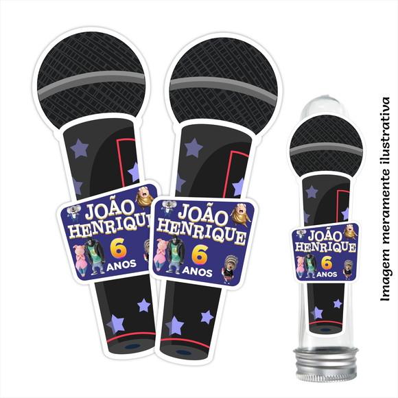 Aplique Microfone Sing
